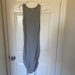 Bodycon Ruched Midi Dress